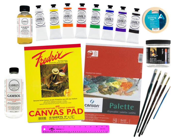 Patrick Howe Oil painting Supply Kit - PATRICK HOWE, ARTIST, AUTHOR,  EDUCATOR